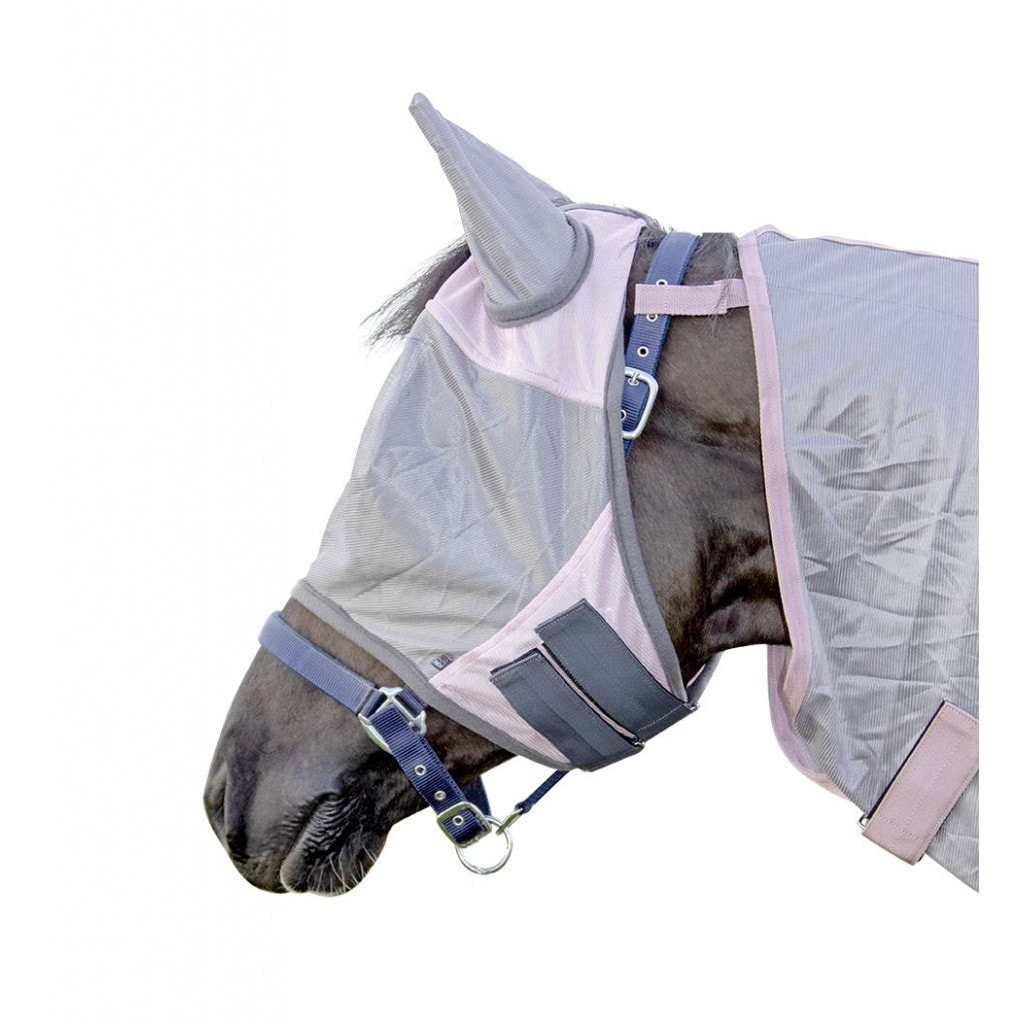 HKM Horse Anti Fly Mask Funny Ears & Eyes ALL SIZES & COLOURS 