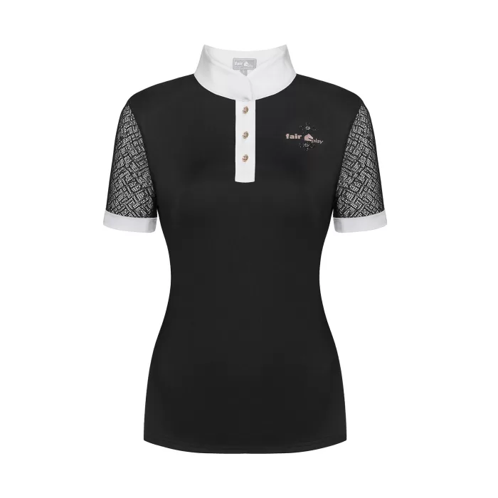 Fair Play Cecile Rosegold Black Competition Shirt