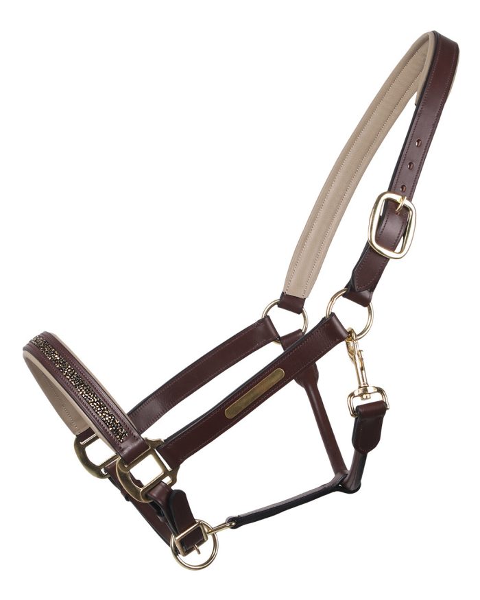 QHP Lupine Leather Halter