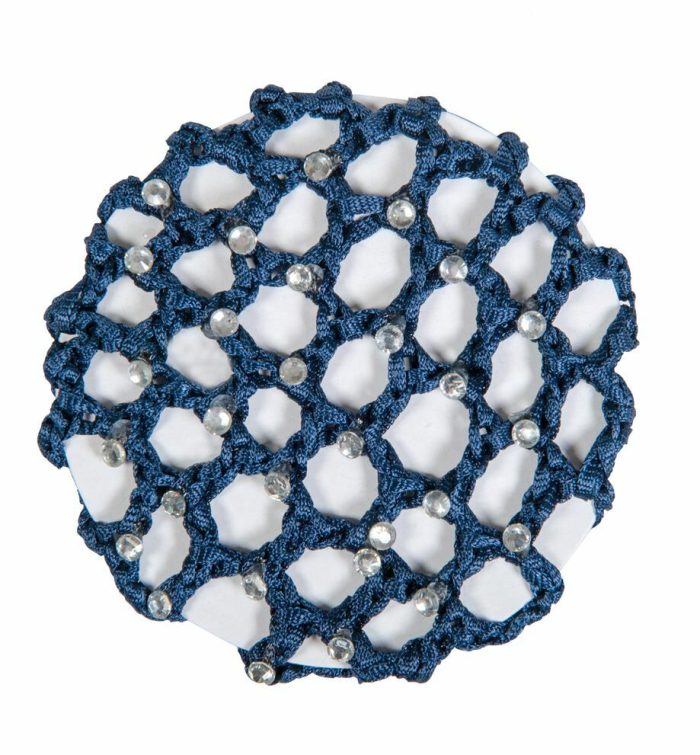 11396 HKM crystal hair net- Deep blue
